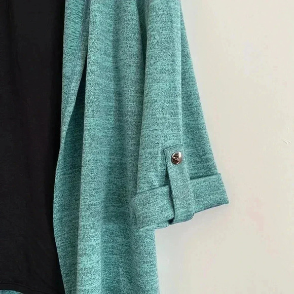 NY Collection Sweater With Attached Face Covering​​ - Picture 12 of 16